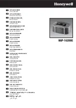 Honeywell HAP-16200E User Instructions предпросмотр