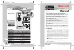 Honeywell HB72B Series Operation Manual предпросмотр