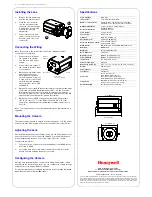 Предварительный просмотр 2 страницы Honeywell HCC10 Quick Installation Manual