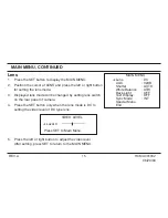 Предварительный просмотр 15 страницы Honeywell HCC474M User Manual