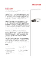 Honeywell HCC484TP Specifications предпросмотр