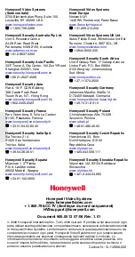 Preview for 112 page of Honeywell HCC484TP User Manual