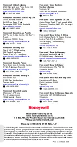 Preview for 196 page of Honeywell HCC484TP User Manual