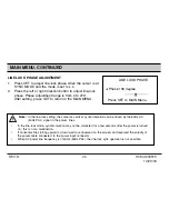 Предварительный просмотр 25 страницы Honeywell HCCM474M User Manual