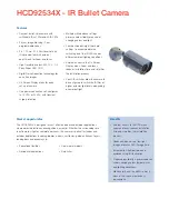 Предварительный просмотр 3 страницы Honeywell HCD92534X Brochure & Specs