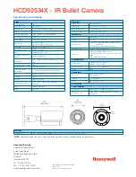 Предварительный просмотр 4 страницы Honeywell HCD92534X Brochure & Specs