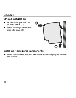 Предварительный просмотр 14 страницы Honeywell HCE 60 Installation And Operation Manual