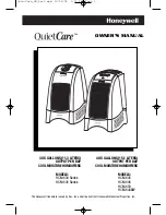 Honeywell HCM-635 - QuietCare 3.0 Gallon Moist Humidifier Owner'S Manual preview