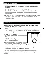 Предварительный просмотр 5 страницы Honeywell HCM 890 - 2 Gallon Cool Moisture Humidifier Owner'S Manual