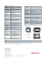 Предварительный просмотр 4 страницы Honeywell HCU484X Brochure & Specs