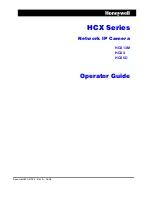 Предварительный просмотр 1 страницы Honeywell HCX13M Operator'S Manual