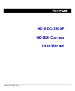 Preview for 1 page of Honeywell HD-SDC-3300P User Manual