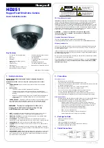 Honeywell HD251 Quick Installation Manual предпросмотр