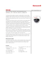 Honeywell HD262 Specifications предпросмотр