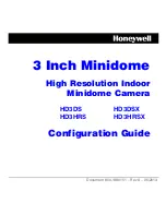 Предварительный просмотр 1 страницы Honeywell HD3DS Configuration Manual