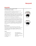 Предварительный просмотр 1 страницы Honeywell HD3HRSX Specifications