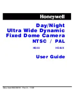 Предварительный просмотр 1 страницы Honeywell HD3UX User Manual