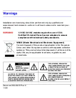 Предварительный просмотр 3 страницы Honeywell HD3UX User Manual