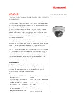 Предварительный просмотр 1 страницы Honeywell HD4DIR Brochure & Specs