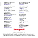 Предварительный просмотр 24 страницы Honeywell HD4VC4HR User Manual