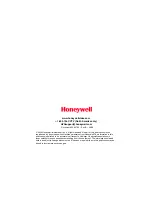 Предварительный просмотр 62 страницы Honeywell HD5 Series User Manual