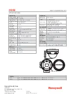 Preview for 2 page of Honeywell HD50 Brochure & Specs