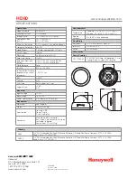 Предварительный просмотр 2 страницы Honeywell HD60 Brochure & Specs