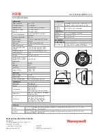 Предварительный просмотр 2 страницы Honeywell HD61 Series Brochure & Specs