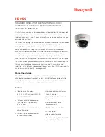 Honeywell HD61X Specifications предпросмотр