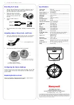 Предварительный просмотр 2 страницы Honeywell HD62 Quick Installation Manual