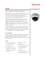 Предварительный просмотр 1 страницы Honeywell HD70 Brochure & Specs