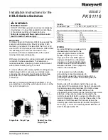 Honeywell HDLS Series Installation Instructions Manual предпросмотр