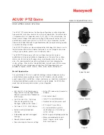 Предварительный просмотр 1 страницы Honeywell HDXGNWASW Brochure & Specs