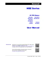 Preview for 1 page of Honeywell HDZ20HD User Manual
