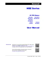 Honeywell HDZ20HD User Manual предпросмотр