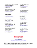 Предварительный просмотр 164 страницы Honeywell HDZ20HD User Manual