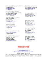 Предварительный просмотр 114 страницы Honeywell HDZ30A User Manual