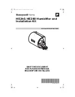 Honeywell HE240 Installation Instructions Manual preview