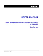 Honeywell HEIPTZ-2201W-IR User Manual предпросмотр