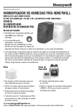 Предварительный просмотр 21 страницы Honeywell HEV320 Series Instruction Manual