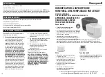 Preview for 6 page of Honeywell HEV685 SERIES Instruction Manual