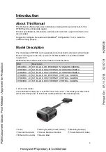 Предварительный просмотр 5 страницы Honeywell HF800 Series Reference Manual