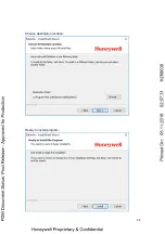 Preview for 22 page of Honeywell HF800 Series Reference Manual