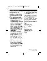 Предварительный просмотр 4 страницы Honeywell HFT-114B Series Owner'S Manual