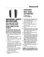 Honeywell HHT-080 Series Safety Manual предпросмотр