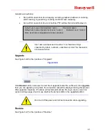 Предварительный просмотр 47 страницы Honeywell HISD-1181W Operation Manual