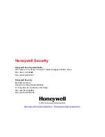 Предварительный просмотр 64 страницы Honeywell HISD-1181W Operation Manual