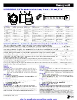 Предварительный просмотр 1 страницы Honeywell HLD5V50DNL Quick Start Manual