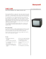 Предварительный просмотр 1 страницы Honeywell HMC14HR Specifications