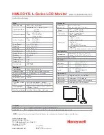 Предварительный просмотр 2 страницы Honeywell HMLCD17L Brochure